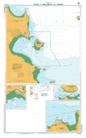 AUS Chart - AUS268 - Australian East Coast - Queensland - Plans to Airlie Beach and Bowen