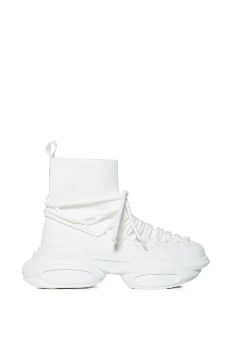 AZALEA WANG ITHACA WHITE SNEAKER