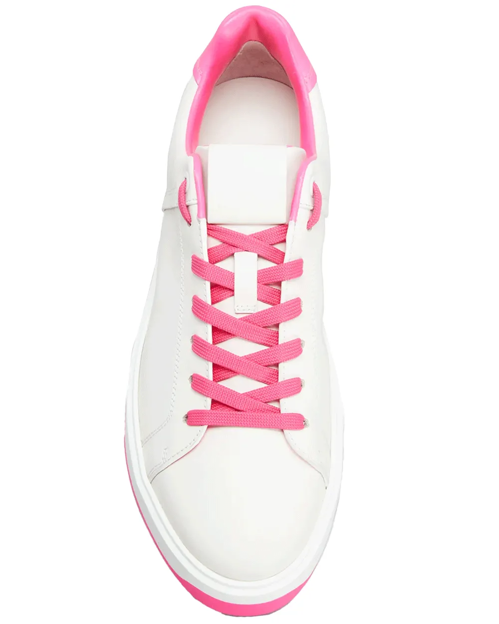 B Court Sneaker in Blanc Rose