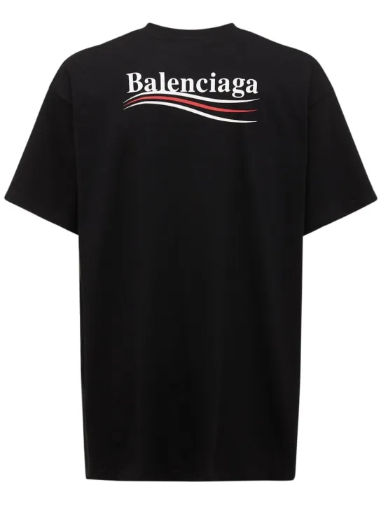 Balenciaga   Political logo crewneck t-shirt 