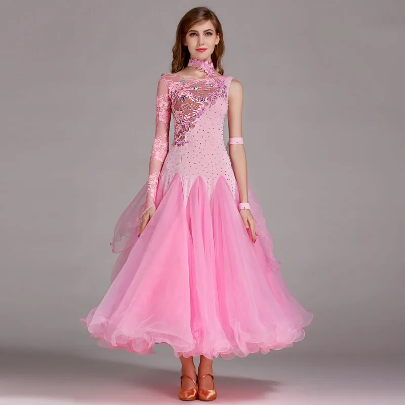 Ball Gown Boat Neck One Sleeve Dress