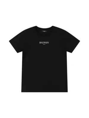 Balmain   Cotton jersey t-shirt w/ logo 