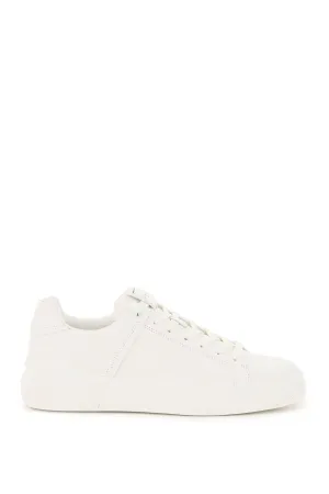 Balmain leather b court sneakers