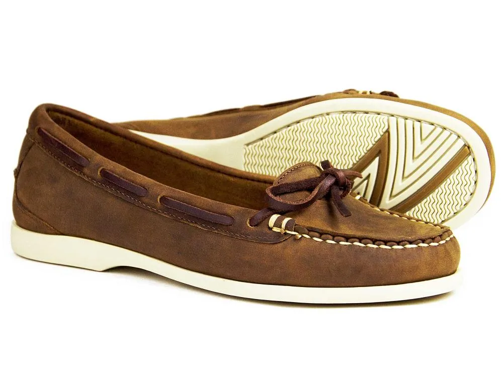 BAY - Ladies Orca Bay Nubuck Deck Shoe - Sand