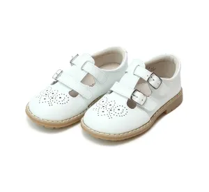 Beatrix Double Velcro Strap White