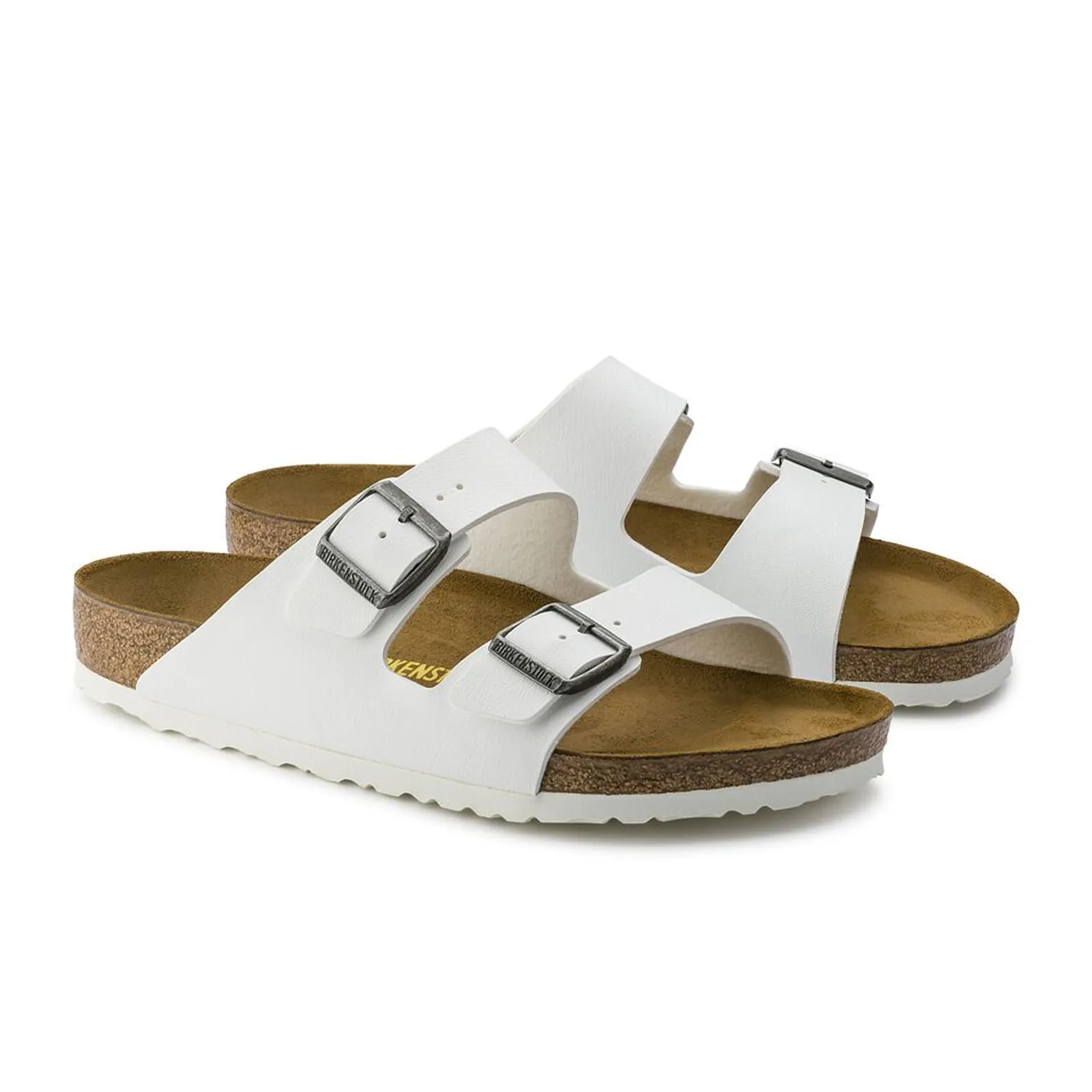 Birkenstock Arizona Narrow Slide Sandal (Women) - White Birko-Flor