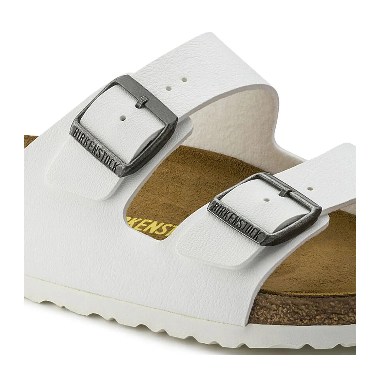 Birkenstock Arizona Narrow Slide Sandal (Women) - White Birko-Flor