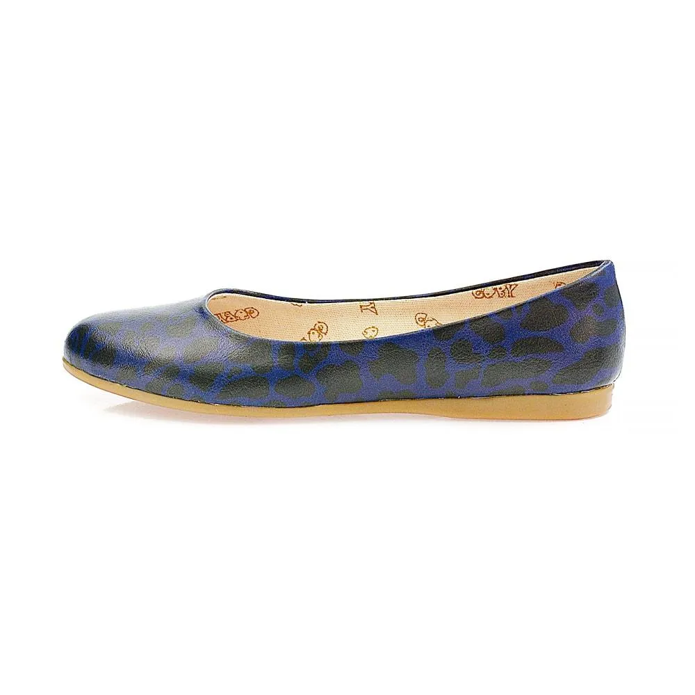 Blue Leopard Ballerinas Shoes 2003