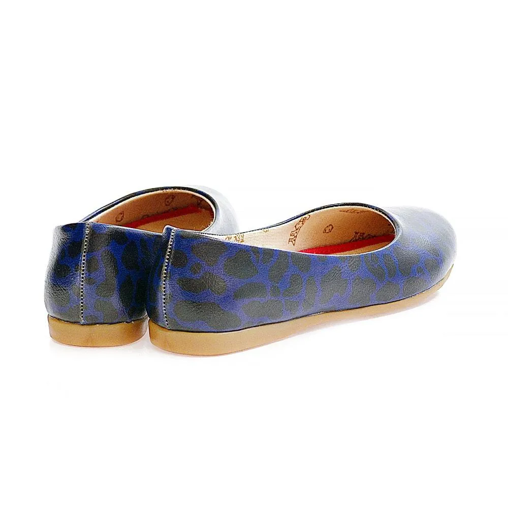 Blue Leopard Ballerinas Shoes 2003