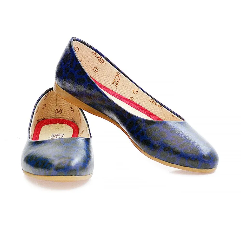 Blue Leopard Ballerinas Shoes 2003