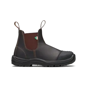 Blundstone 167 - Work & Safety Boot Rubber Toe Cap Stout Brown