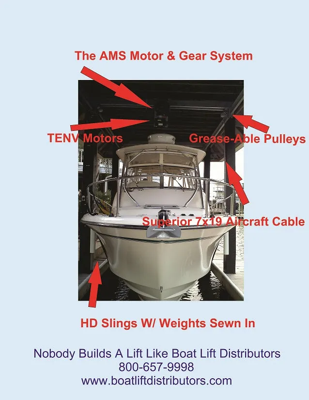 Boat Lift Distributors 10,000 LB Salt Water Sling Lift