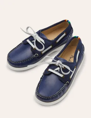 Boat Shoes-College Navy