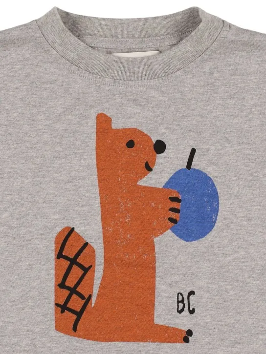 Bobo Choses   Squirrel print cotton t-shirt 