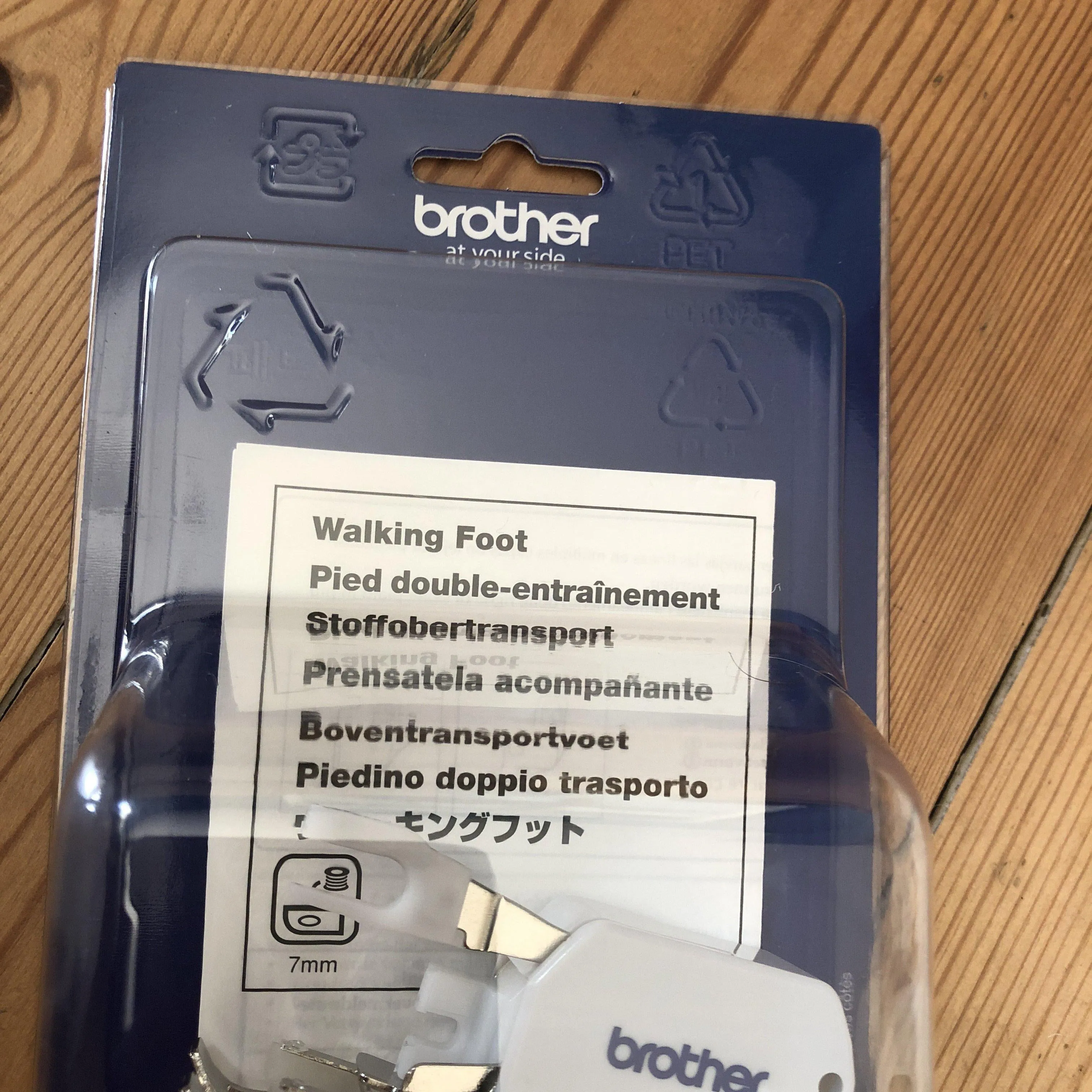 Brother Walking Foot 7mm wide machines Even Feed foot | Brother Sewing Machine Accessories