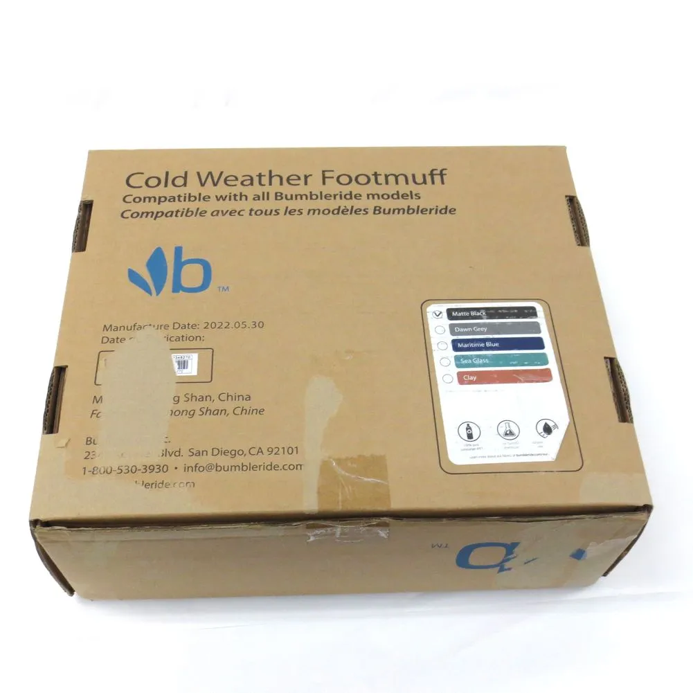 Bumbleride Cold Weather Footmuff - Black (83959) (Open Box)