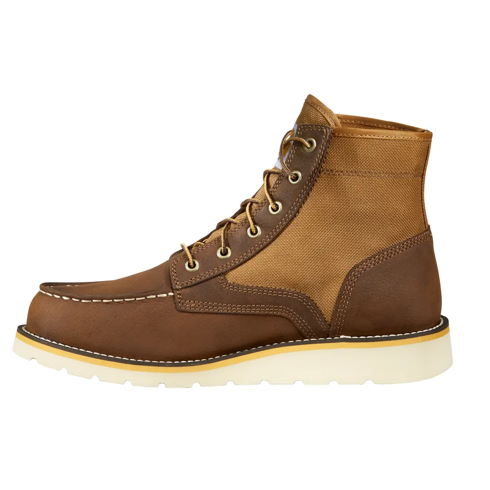 'Carhartt' Men's 6" Wedge EH Soft Toe - Brown