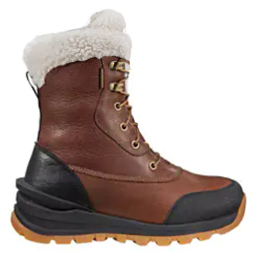 Carhartt Women's Pellston 8" WP Winter Work Boot - Mineral Red - FH8019-W