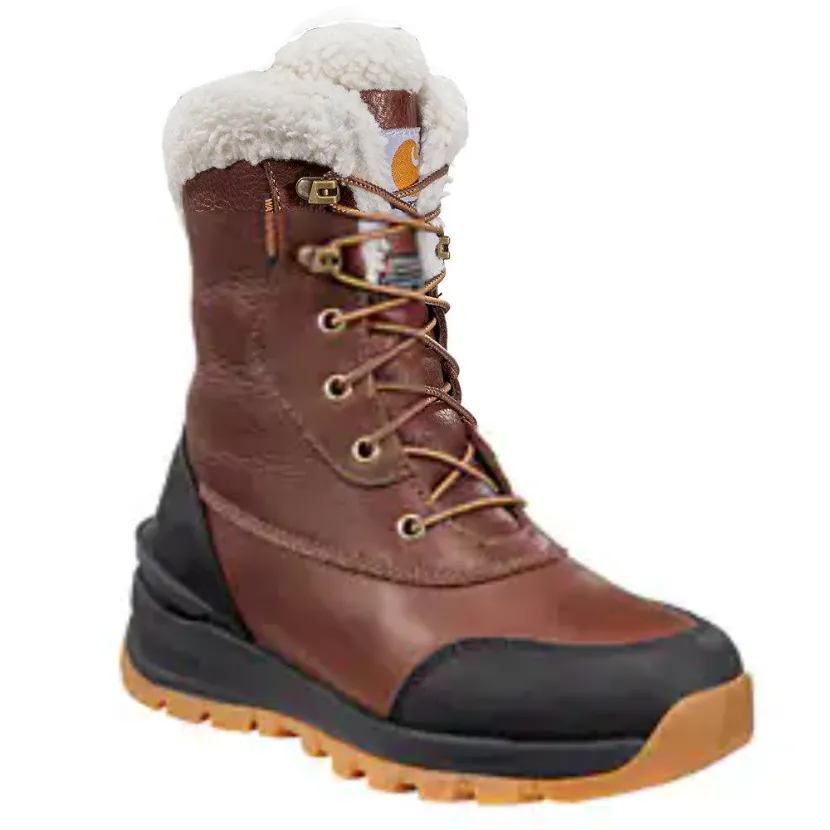 Carhartt Women's Pellston 8" WP Winter Work Boot - Mineral Red - FH8019-W