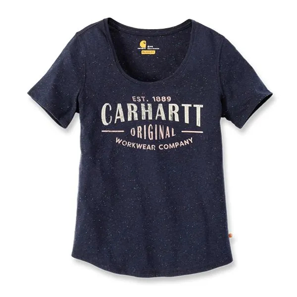 Carhartt&#x20;103589&#x20;Lockhart&#x20;Graphic&#x20;s&#x2F;s&#x20;Scoop&#x20;Neck&#x20;T-Shirt&#x20;-&#x20;Brick&#x20;Dust&#x20;Heather