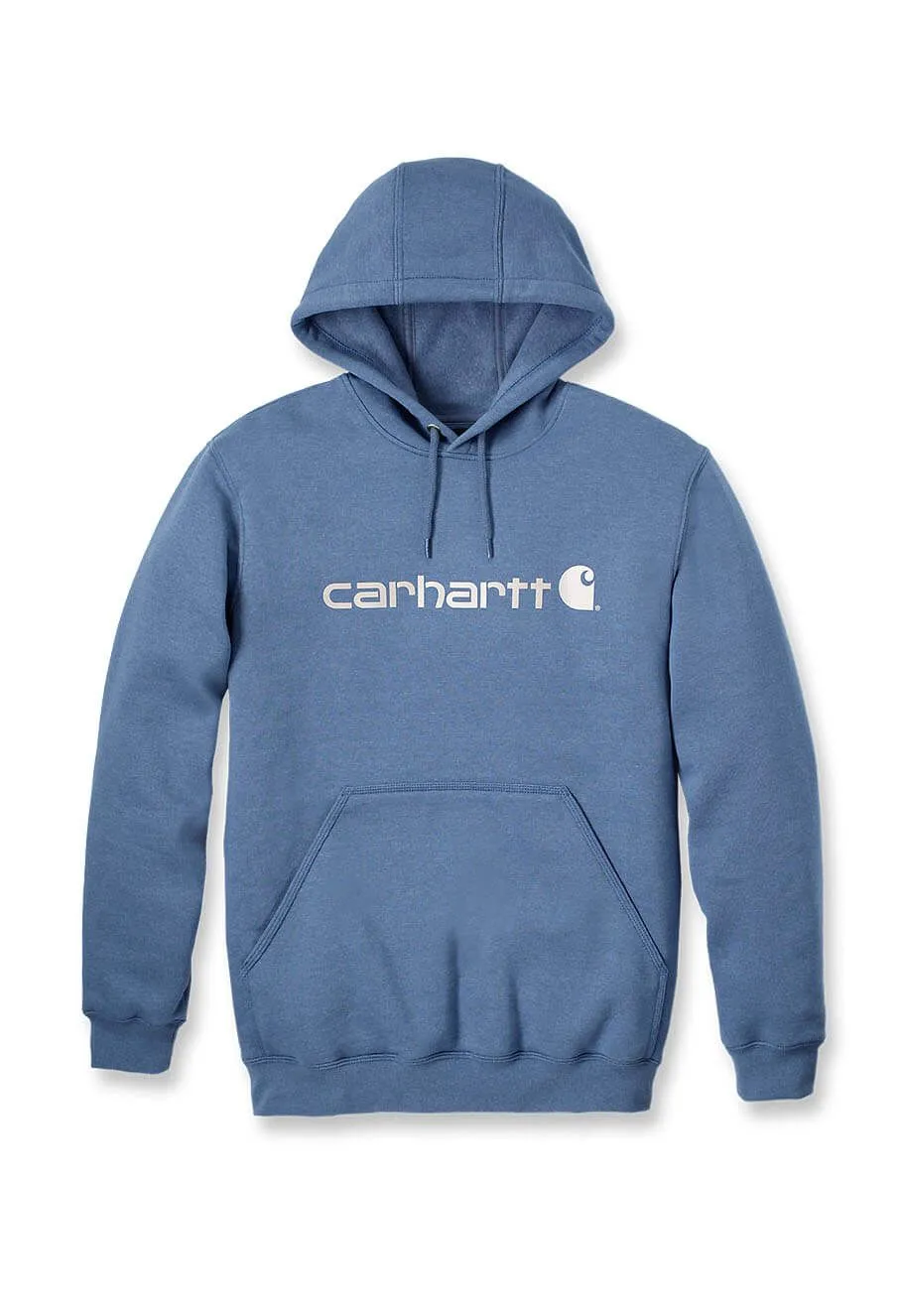 Carhartt&#x20;Hoodie&#x20;Logo&#x20;Loose&#x20;Fit&#x20;100074&#x20;-&#x20;Thundercloud&#x20;Heather