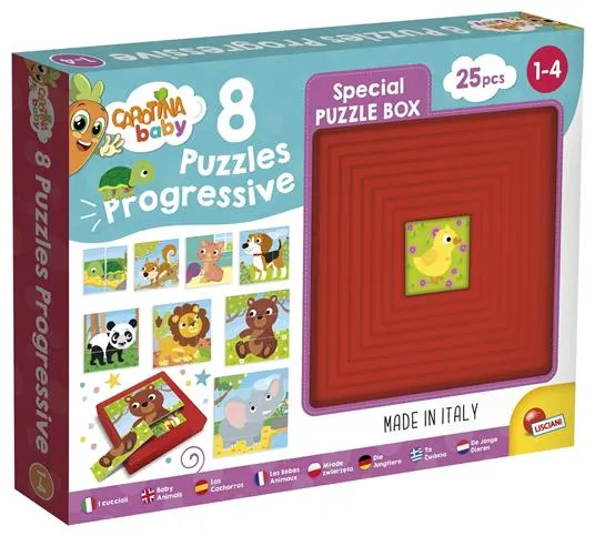 Carotina Baby 8 Puzzles Progressive