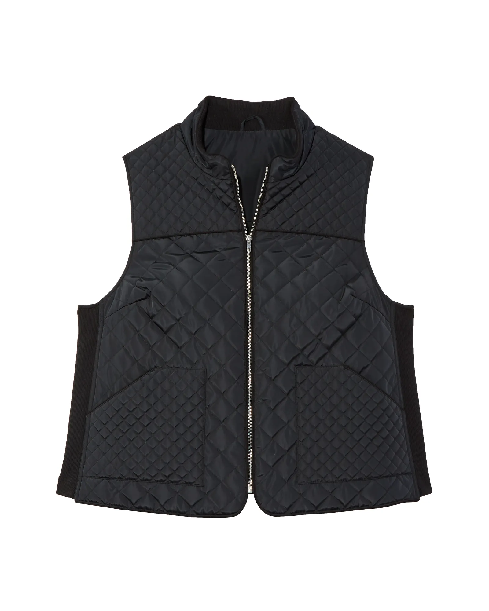 Cassandra Quilted Vest | Black