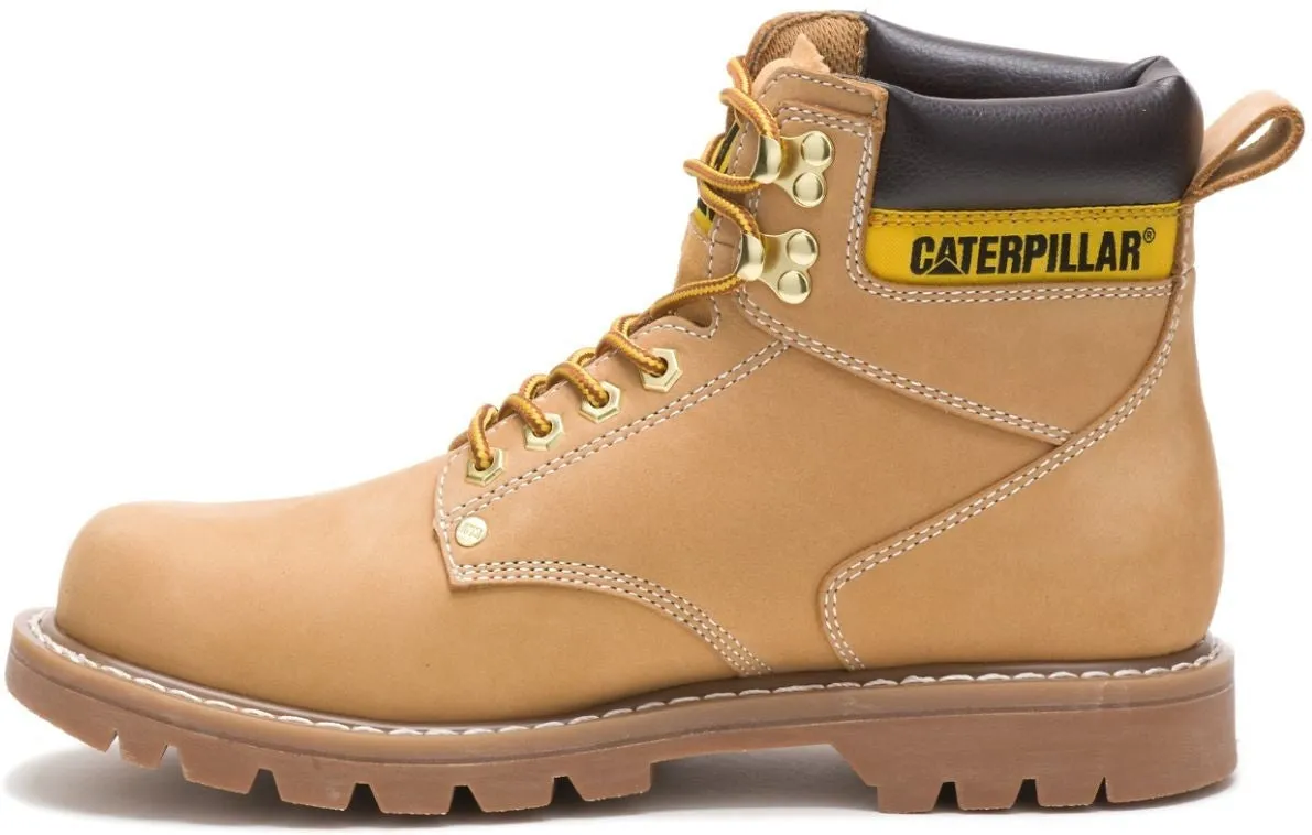 CAT Men's Second Shift Soft Toe Work Boot - Honey - P70042