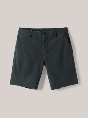 Charcoal Broken Twill Short