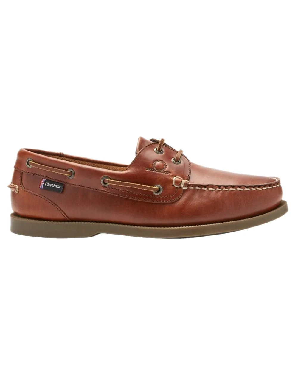 Chatham Mens The Deck II G2 Premium Leather Boat Shoes