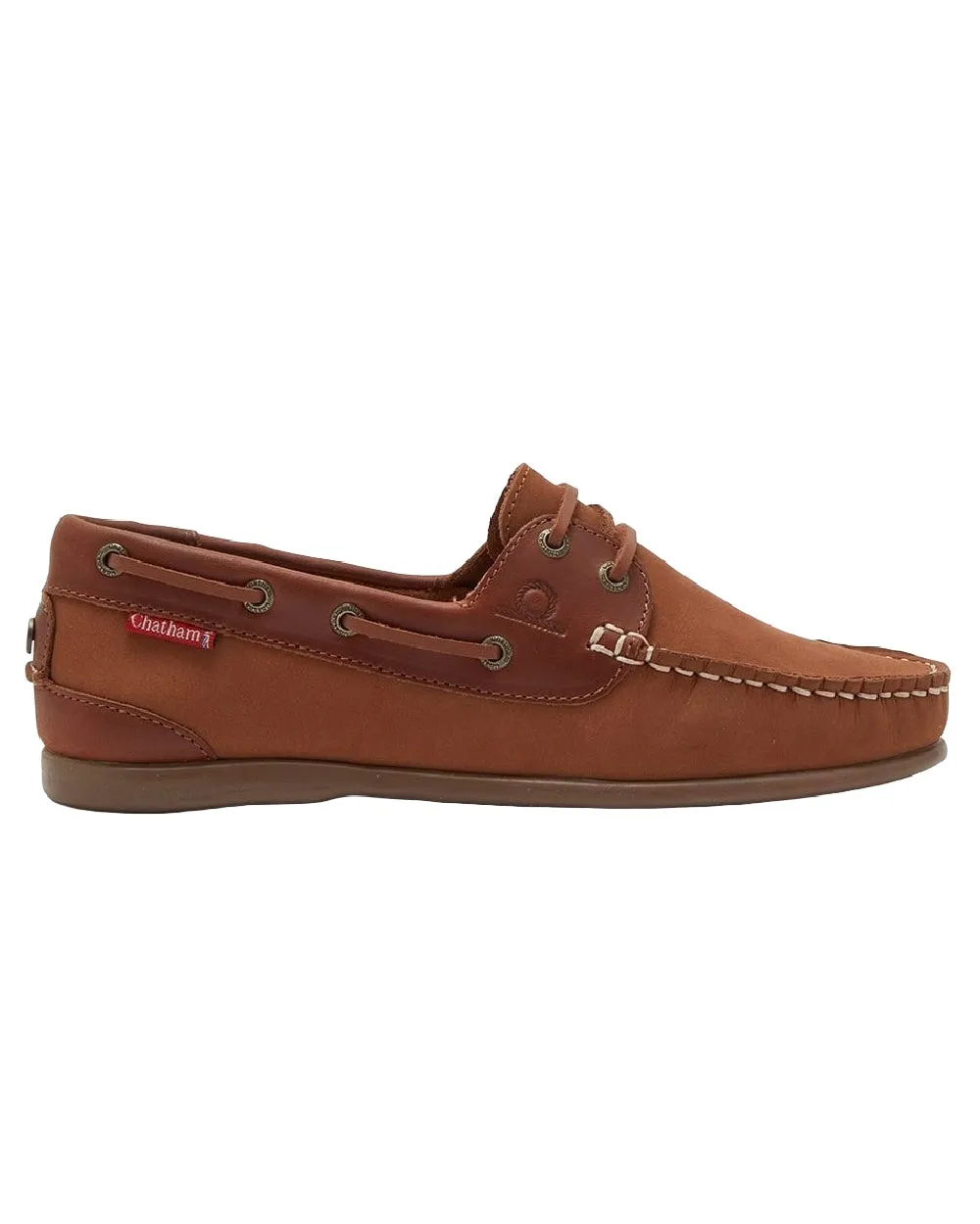 Chatham Womens Penang Leather Boat Shoes