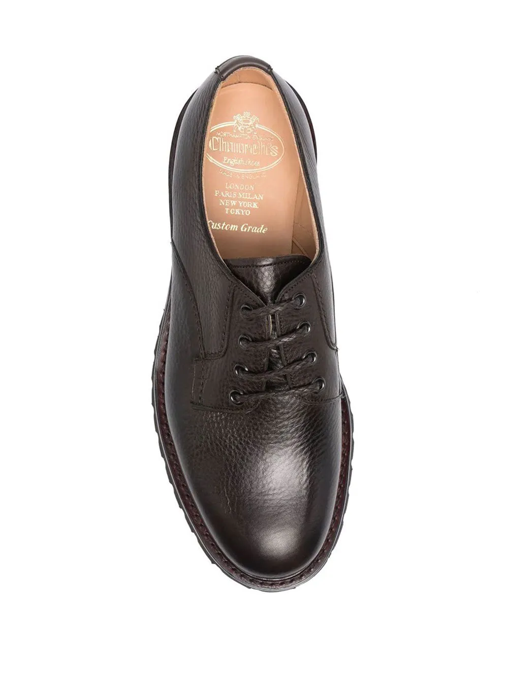 Chester 2 lace-up shoes in dark brown leather