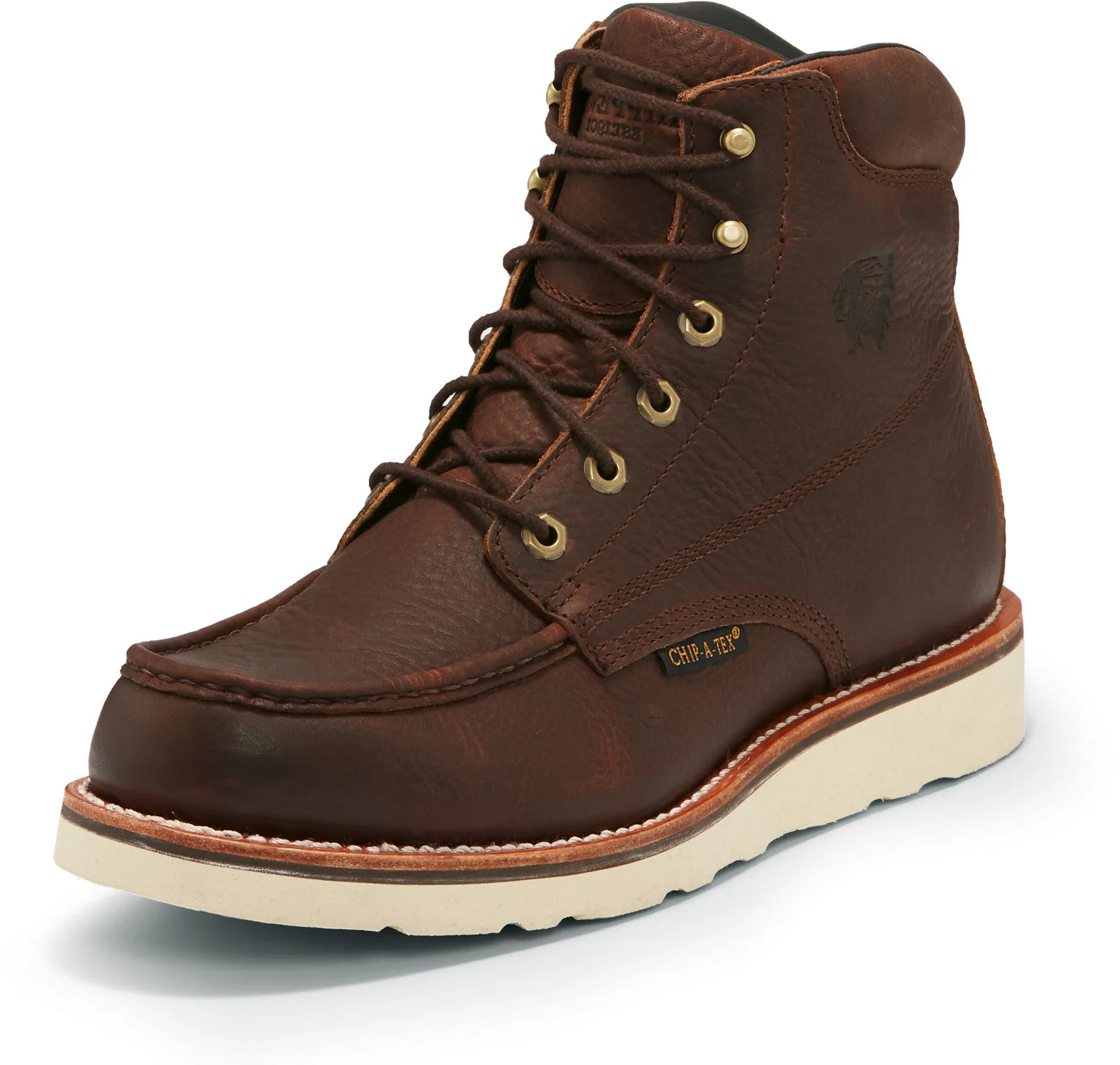 'Chippewa' Men's 6" Haystack EH WP Wedge Soft Toe - Brown