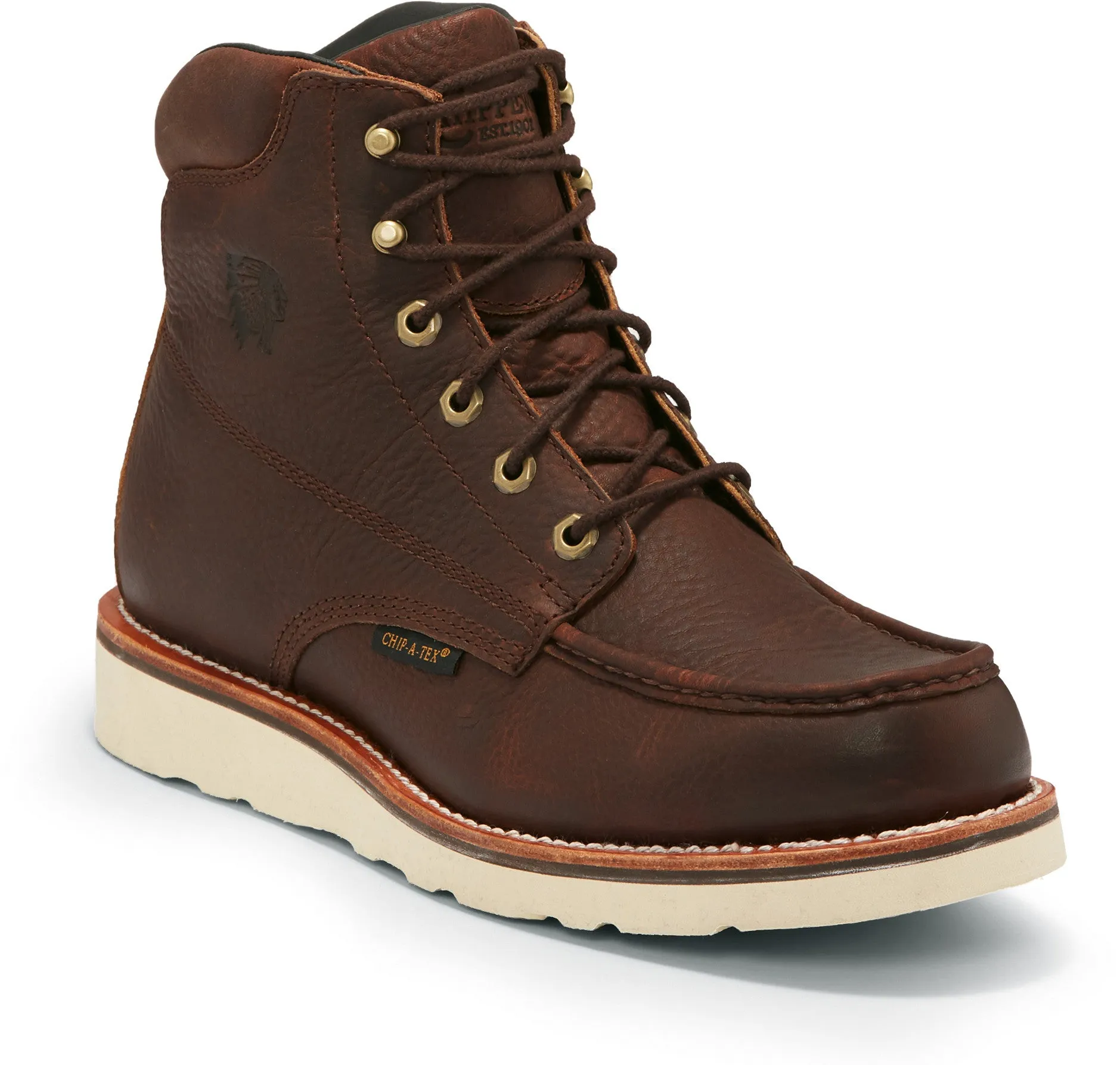 'Chippewa' Men's 6" Haystack EH WP Wedge Soft Toe - Brown