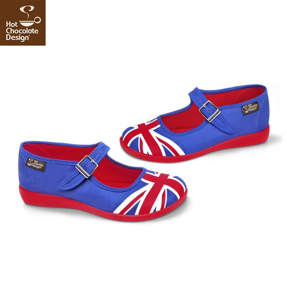 Chocolaticas® UNION JACK Mary Jane Flat