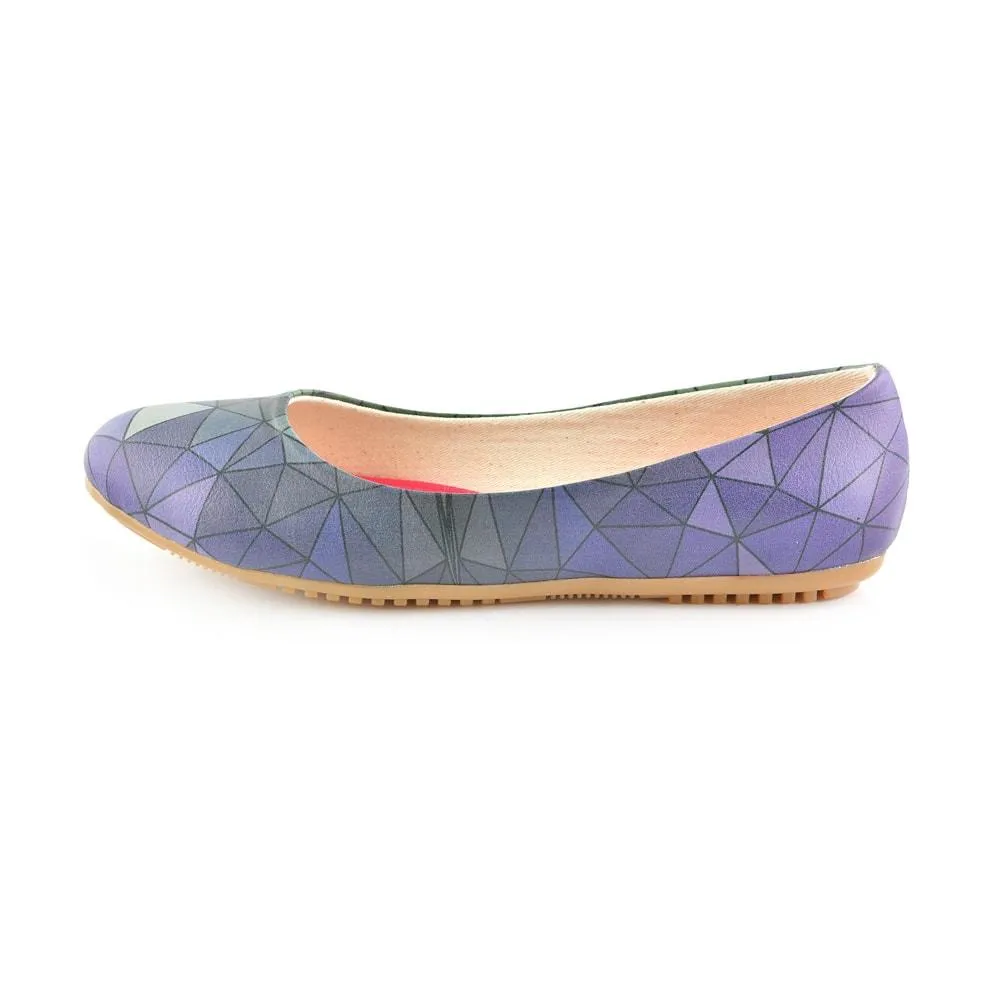 Colored Prismas Ballerinas Shoes 1094