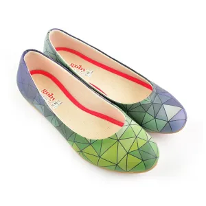 Colored Prismas Ballerinas Shoes 1094