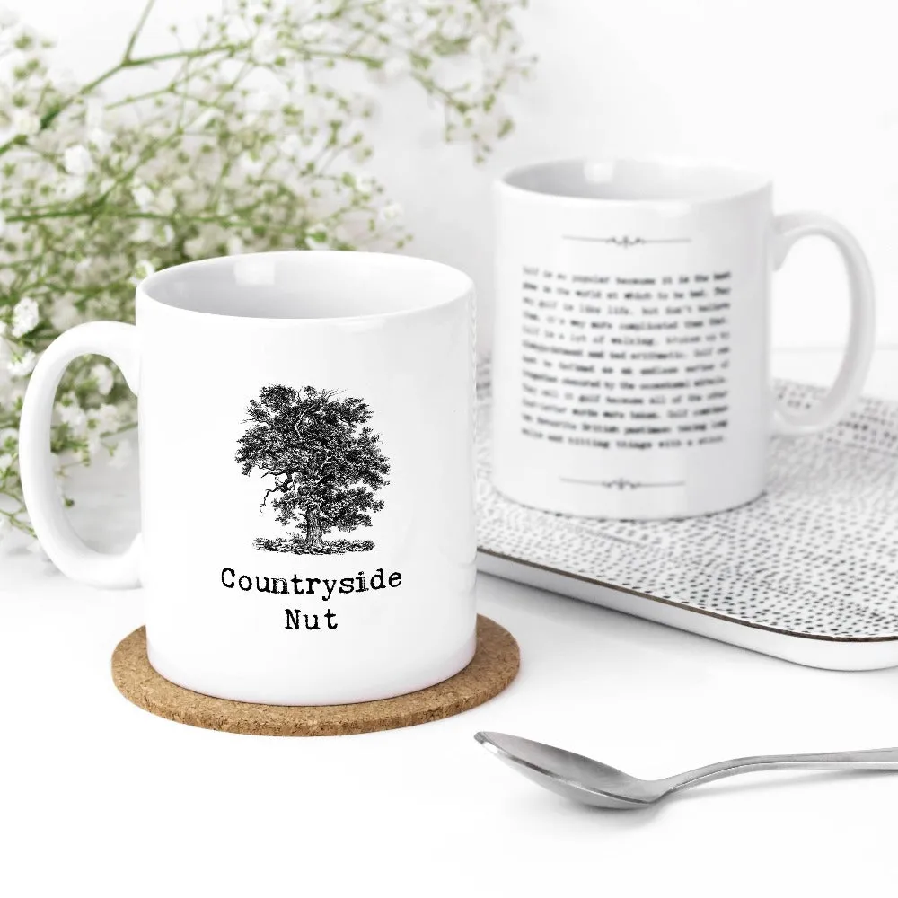 'Countryside Nut' Gift Boxed Mug