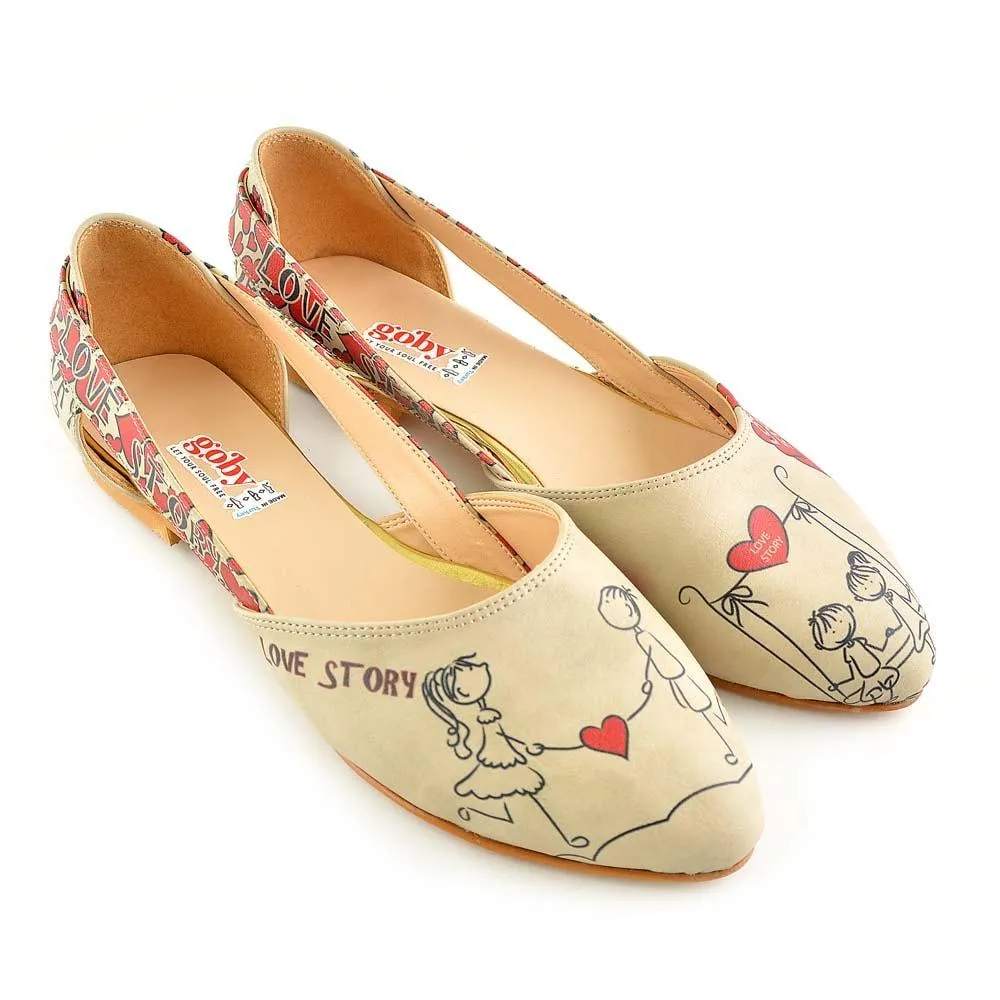 Couple in Love Ballerinas Shoes OMR7002