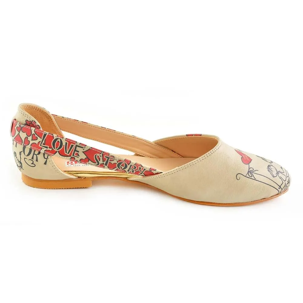 Couple in Love Ballerinas Shoes OMR7002