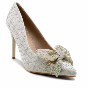 Cream Bridal Court Shoes L00870012