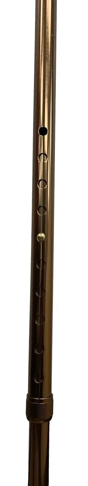 Crook-Handle Bronze Aluminium Cane - Foam Handgrip