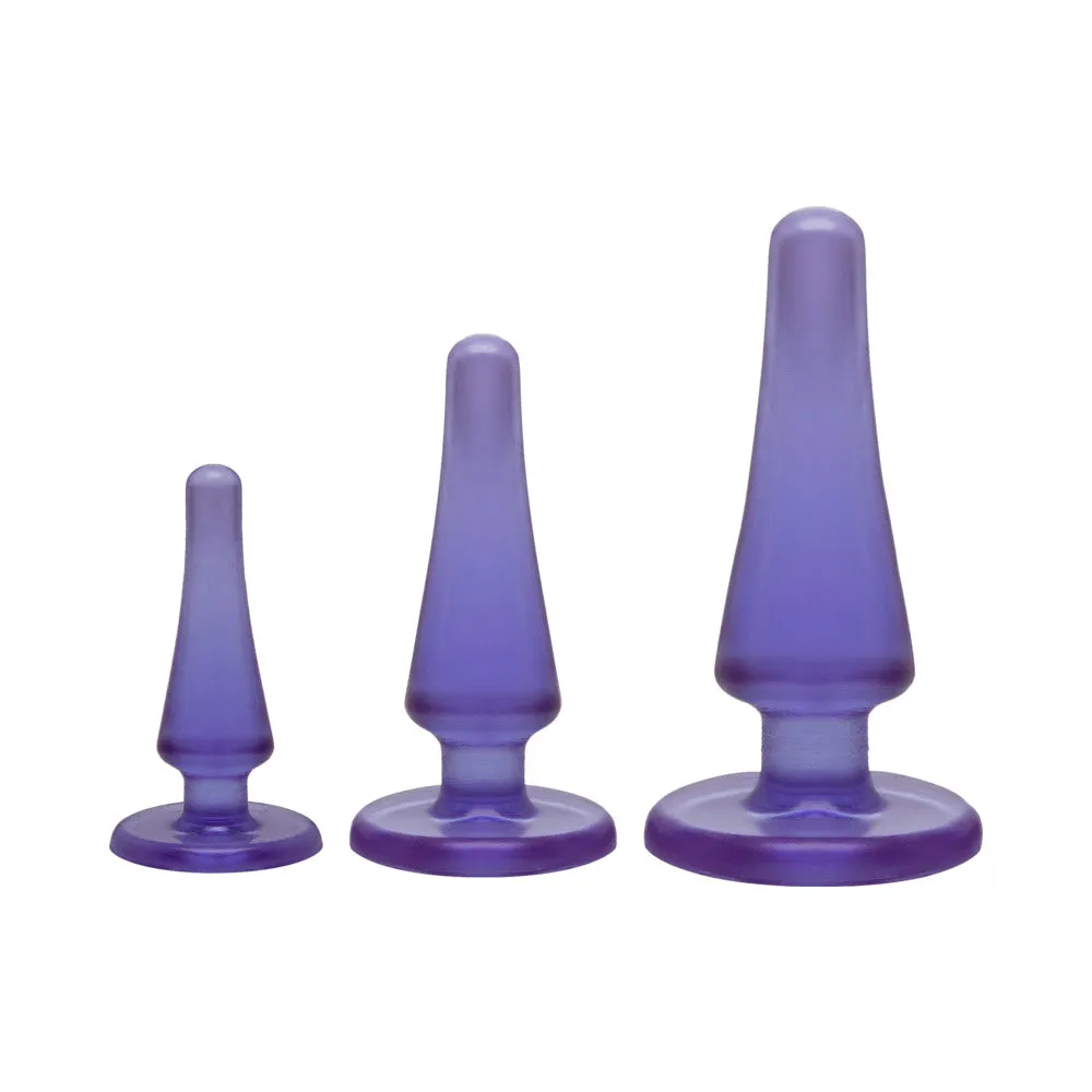 Crystal Jellies - Anal Initiation Kit Purple