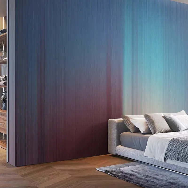 Custom Mural Wallpaper Abstract Progressive Color Wall Decor (㎡)