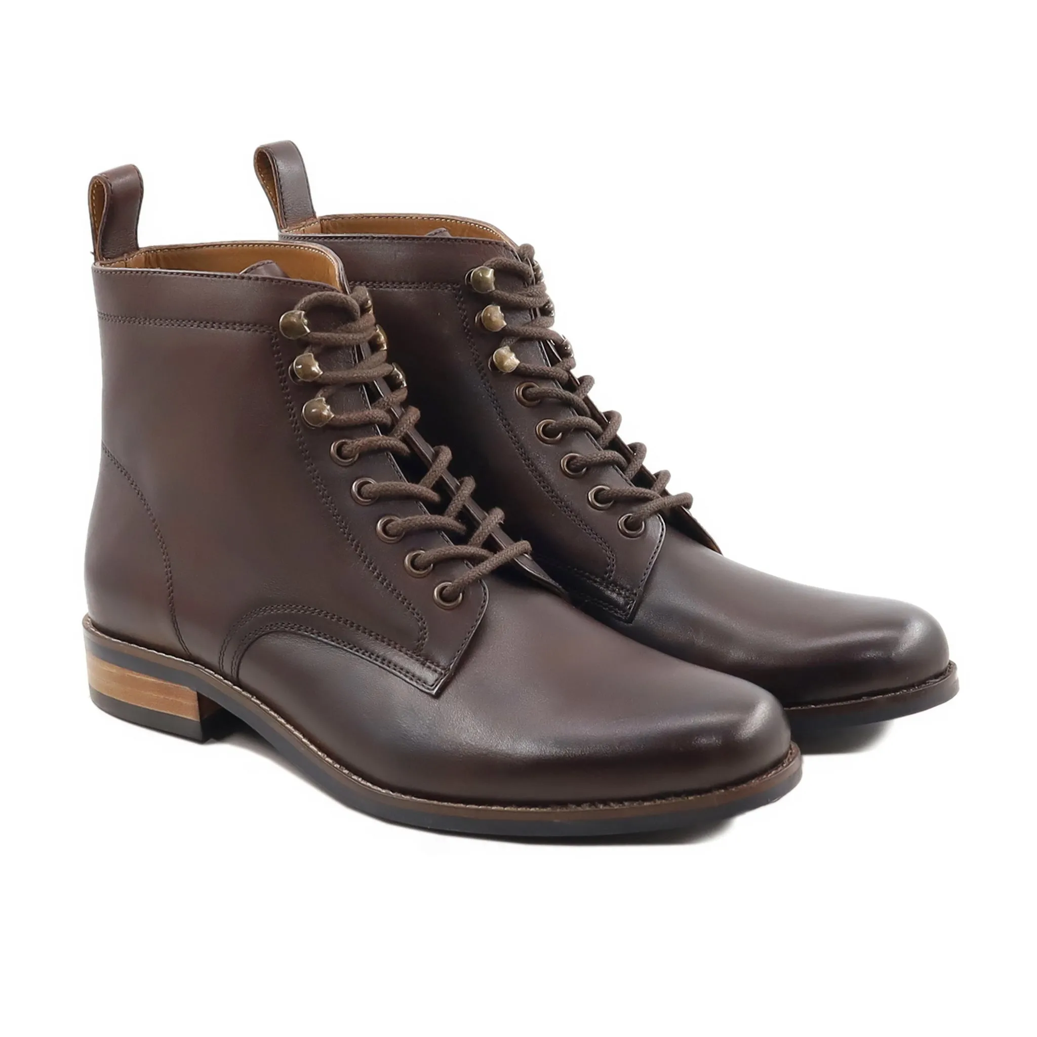 Dallas - Men's Brown Calf Leather Boot