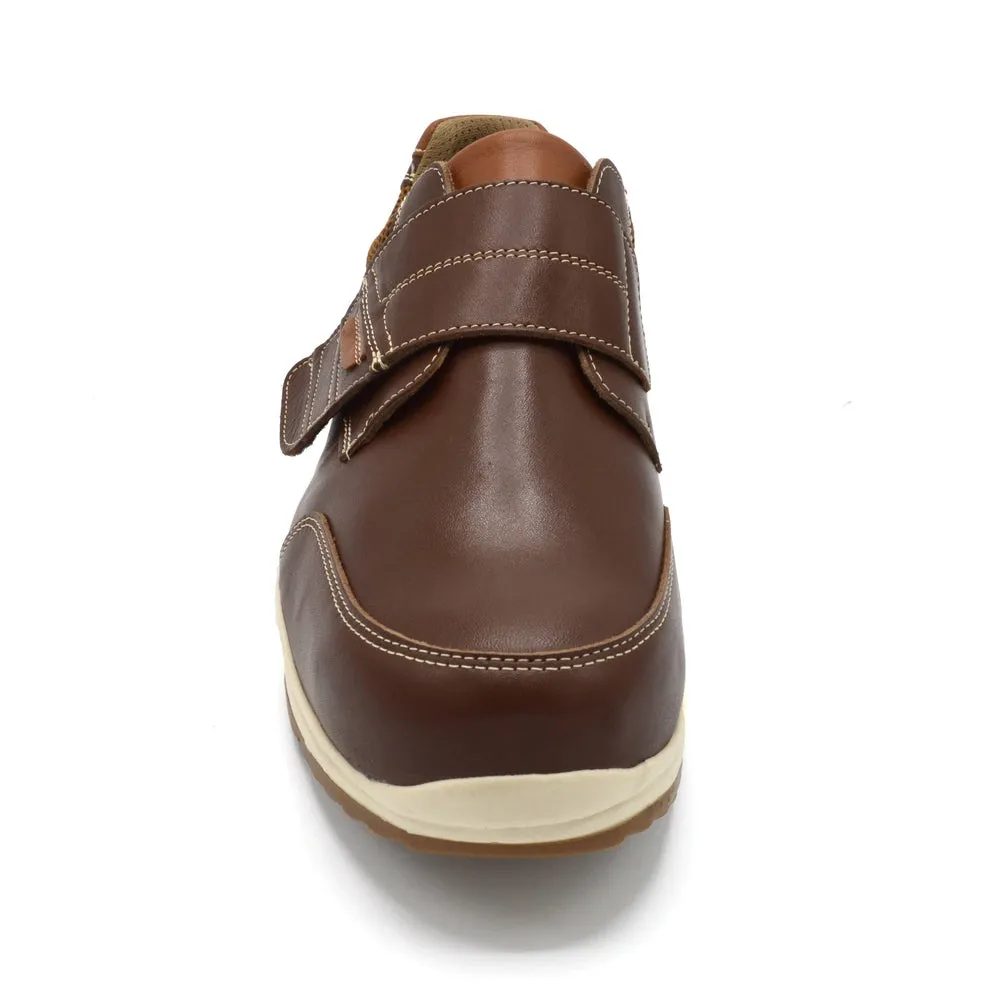 DB Darwin - Extra Wide Velcro Close Casual- 6V (6E-8E) Fitting - Brown