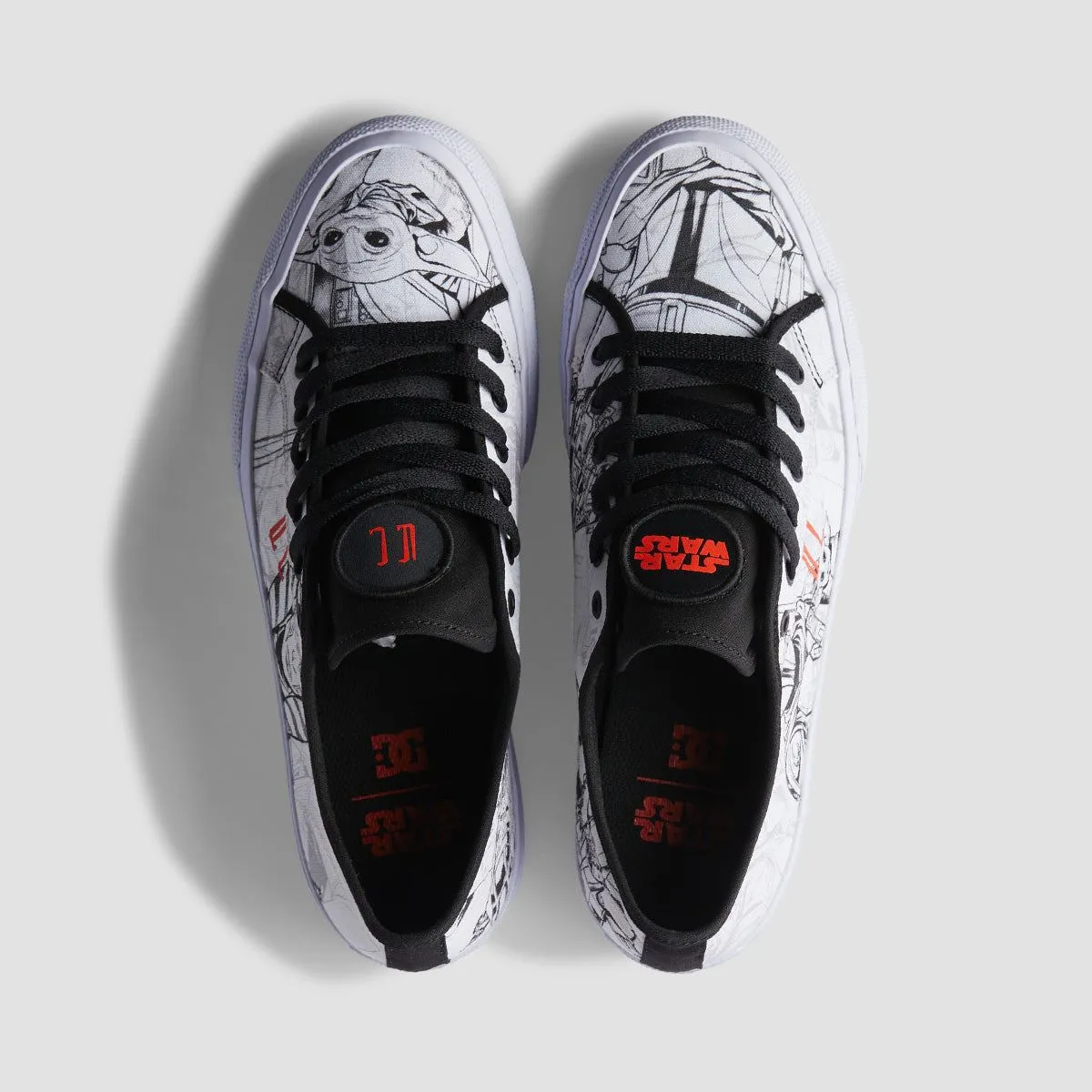 DC X Star Wars Manual Shoes - White/Black