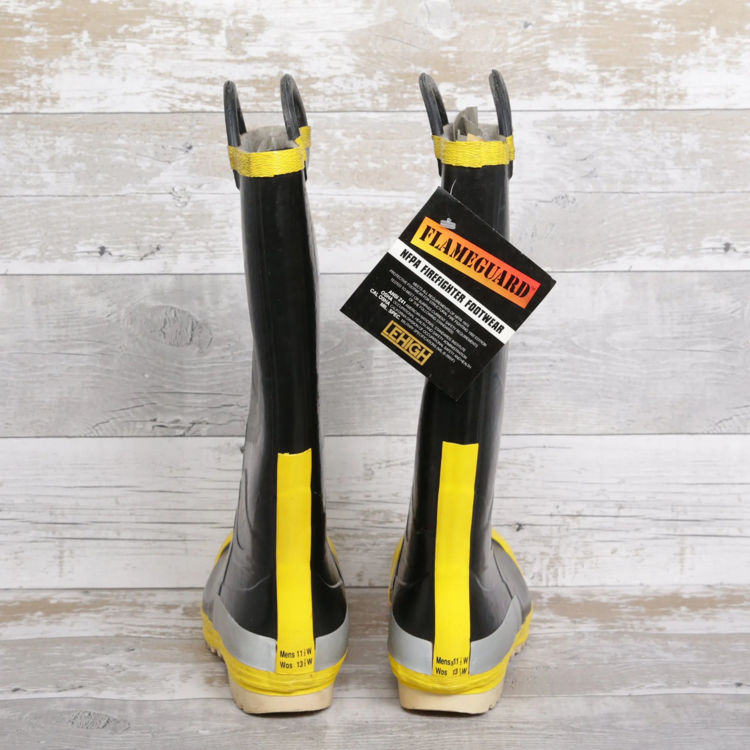 De-Branded Flameguard Safety Wellington Boots UK11.5