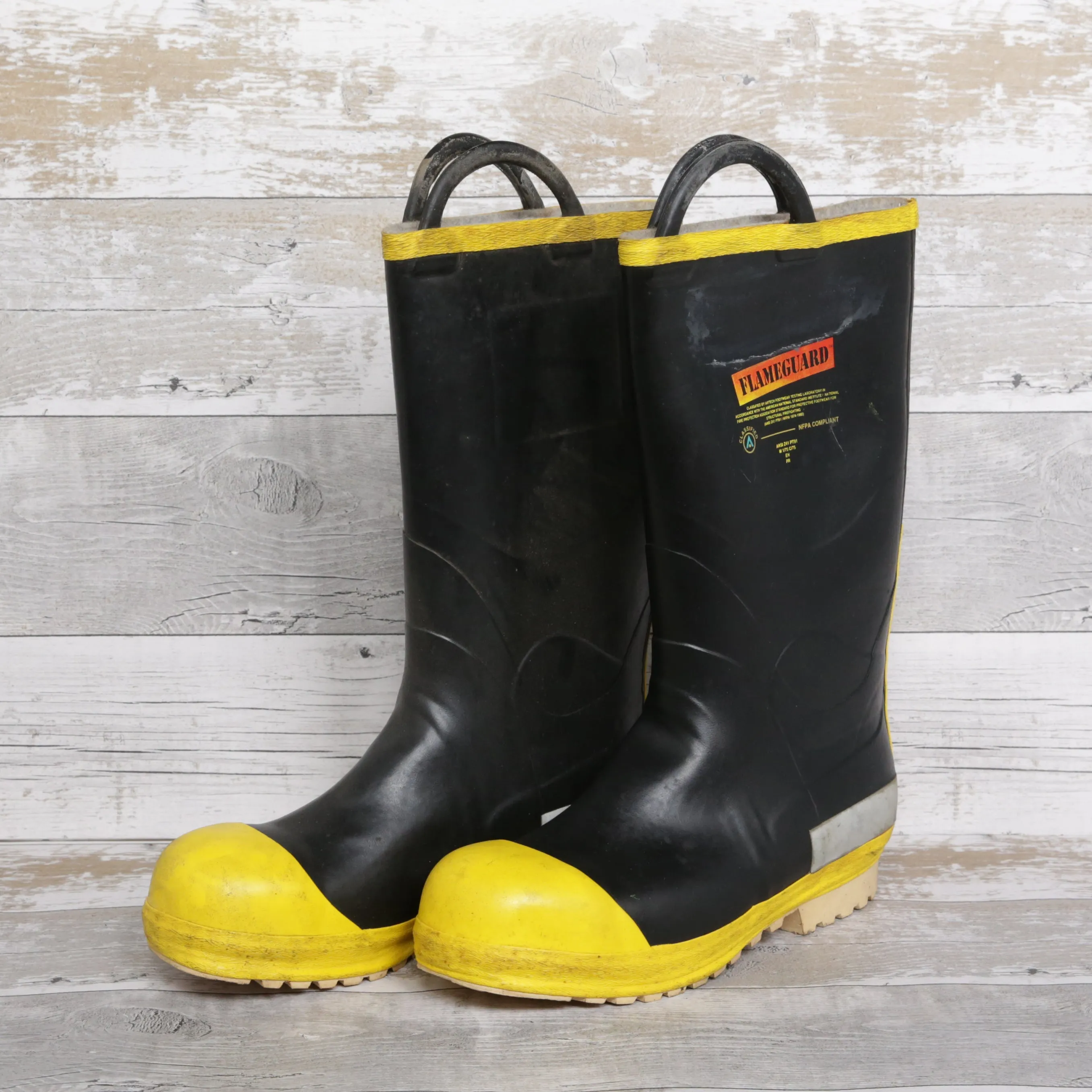 De-Branded Flameguard Safety Wellington Boots UK13