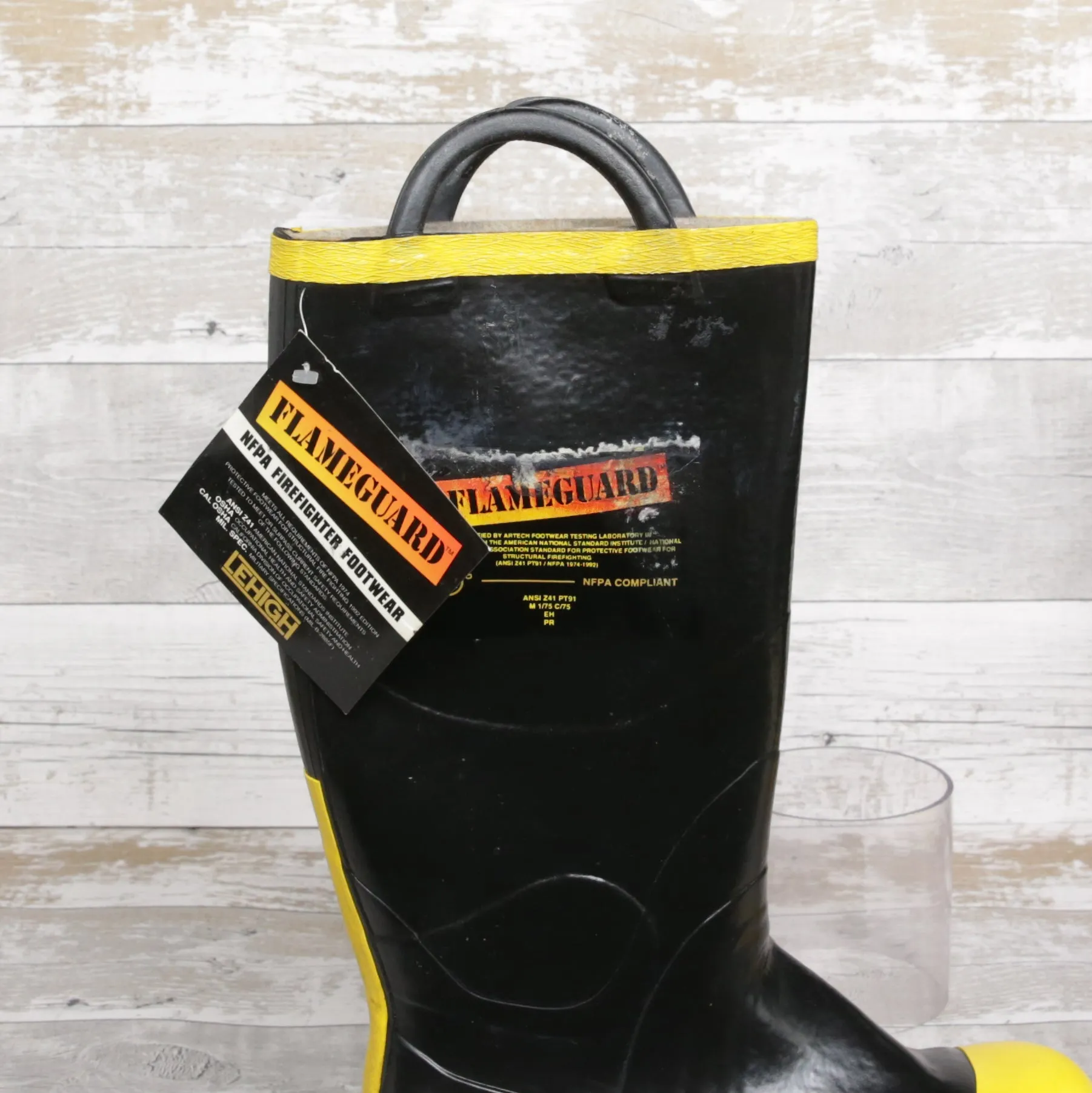 De-Branded Flameguard Safety Wellington Boots UK7